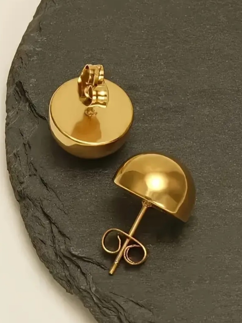 Gold Filled Dome Stud Earrings